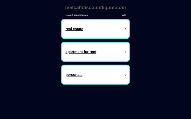 Metcalf Discount Liquor