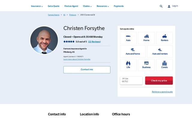Farmers Insurance - Christen Forsythe