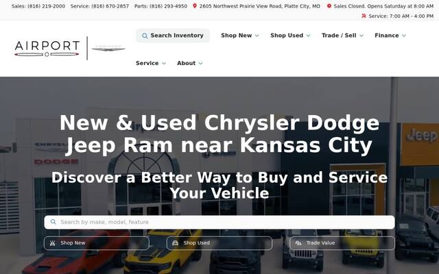 Airport Chrysler Dodge Jeep Ram