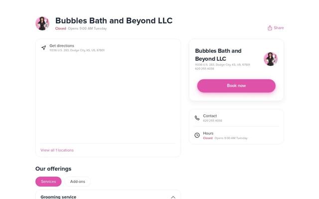 Bubbles Bath & Beyond LLC