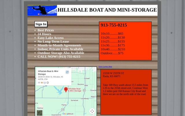 Hillsdale Storage