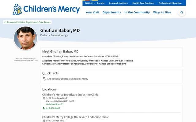 Ghufran S. Babar MD, MSc