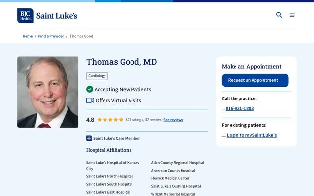 Thomas H Good, MD