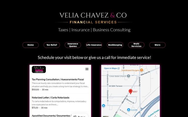 Velia Chavez EZ Insurance, Income Tax, Notary Services