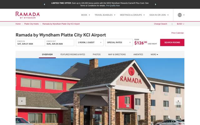 Ramada by Wyndham Platte City KCI Airport