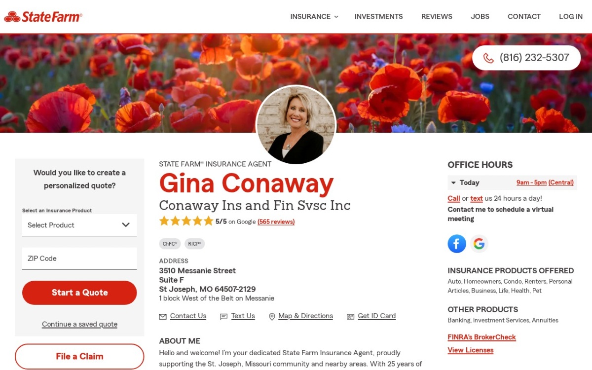 Gina Conaway - State Farm Insurance Agent