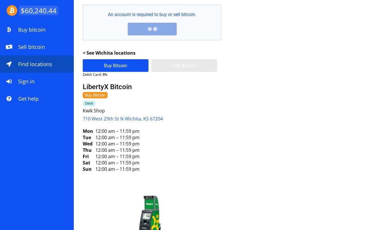 LibertyX Bitcoin ATM