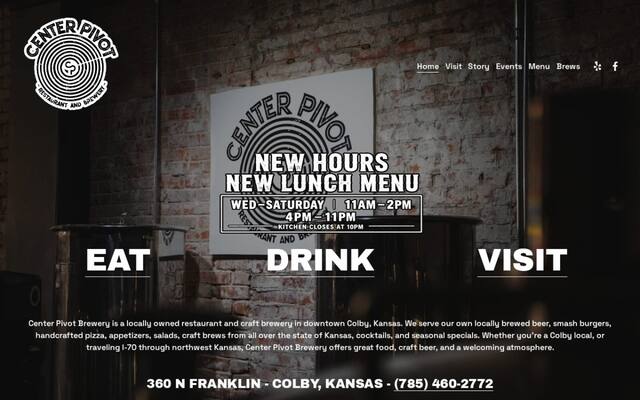 Center Pivot Restaurant And Brewery