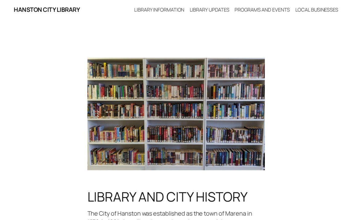 Hanston City Library