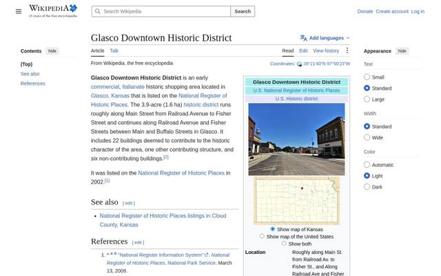 Glasco Downtown Historic District