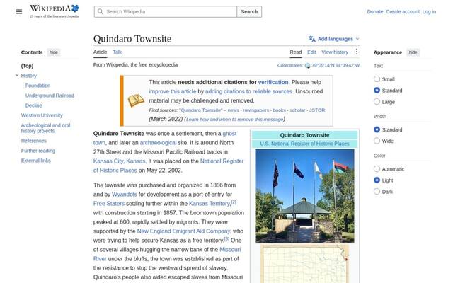 Quindaro Townsite