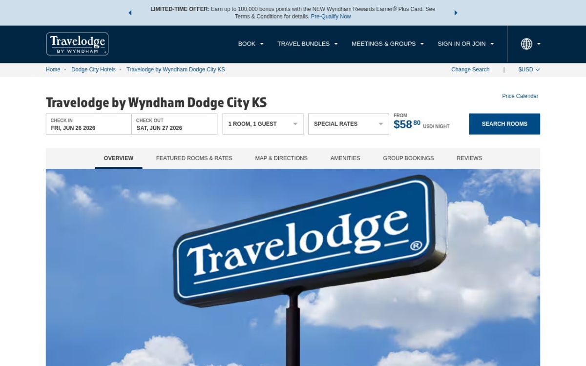 Travelodge by Wyndham Dodge City KS