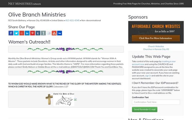 Olive Branch Ministries