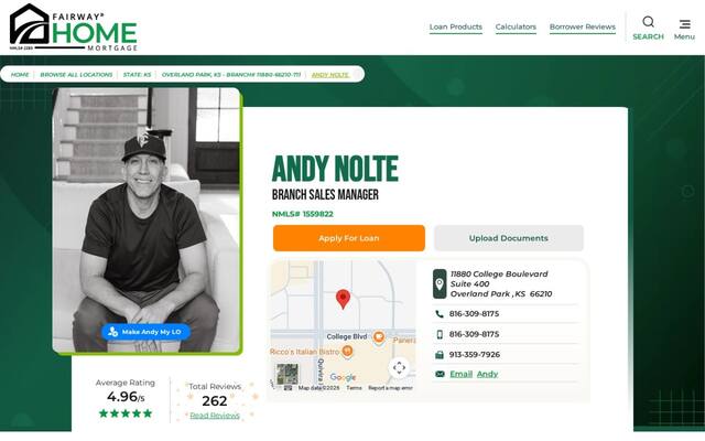 Andy Nolte Fairway Independent Mortgage Corp