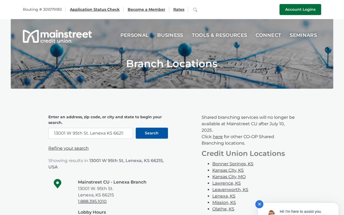 Mainstreet Credit Union