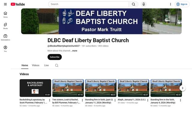Deaf Liberty Baptist Church