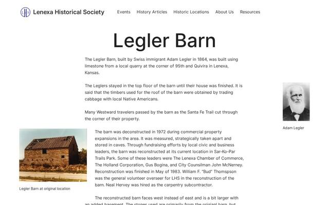 Legler Barn Museum
