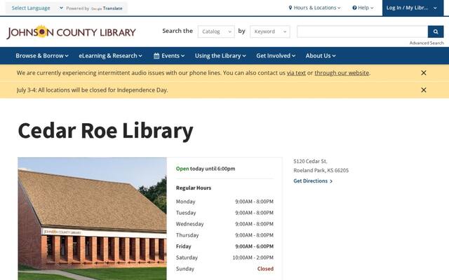 Cedar Roe Library