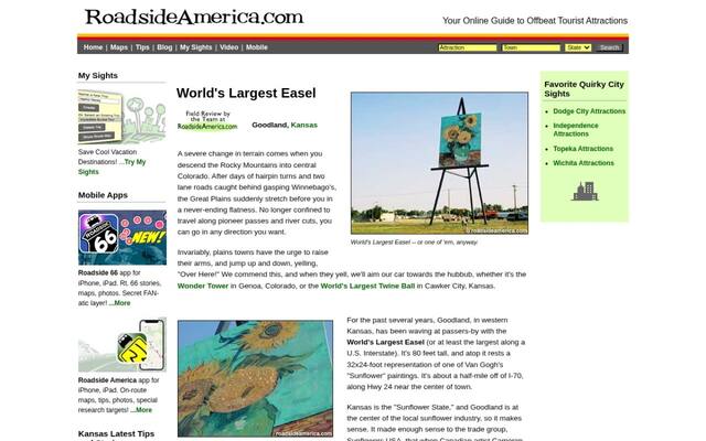 World's Largest Easel