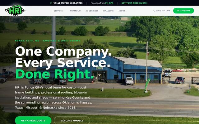 HRI Roofing & Post Frame