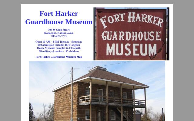 Fort Harker Guard House Museum