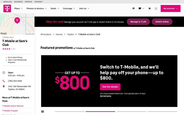 T-Mobile at Sam's Club