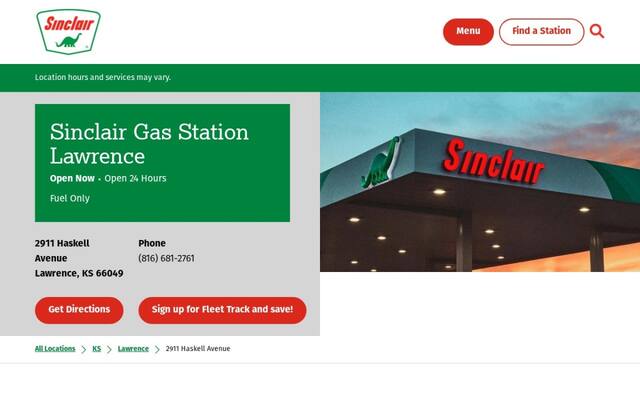 Sinclair Gas Station
