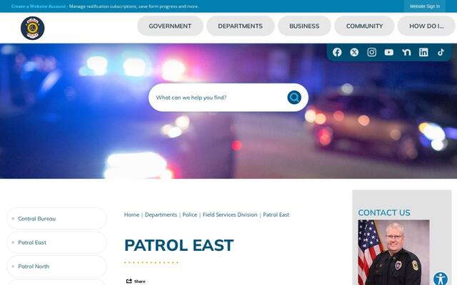Wichita Police Department - Patrol East