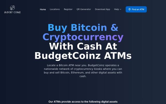 BudgetCoinz Bitcoin ATM
