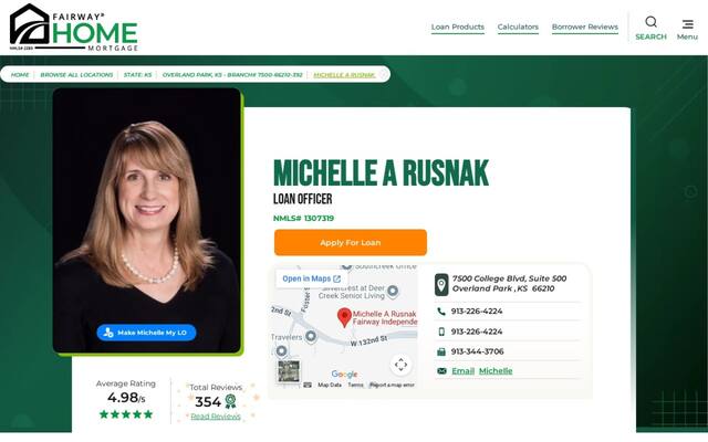 Michelle A Rusnak