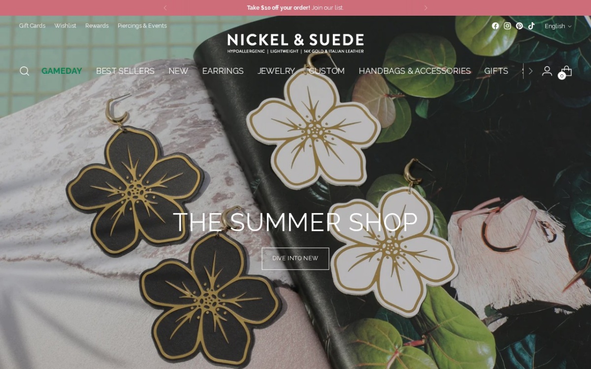 Nickel & Suede