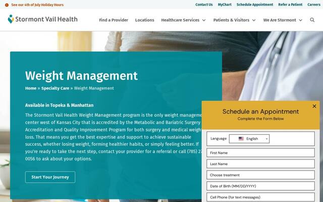 Stormont Vail Weight Management Manhattan