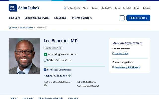 Leo Andrew Osifuye Benedict, MD