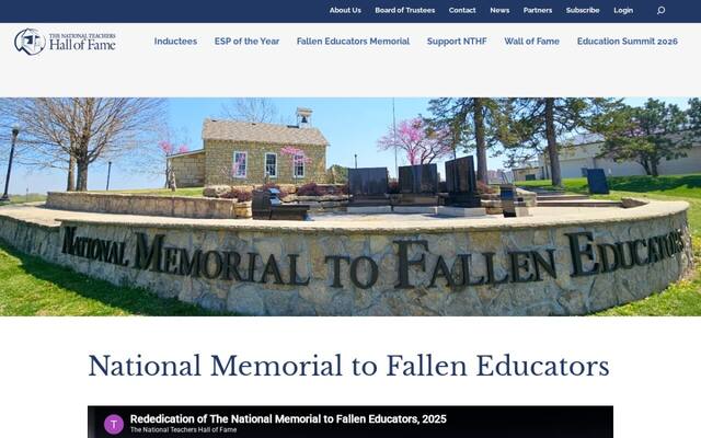 Memorial to Fallen Educators