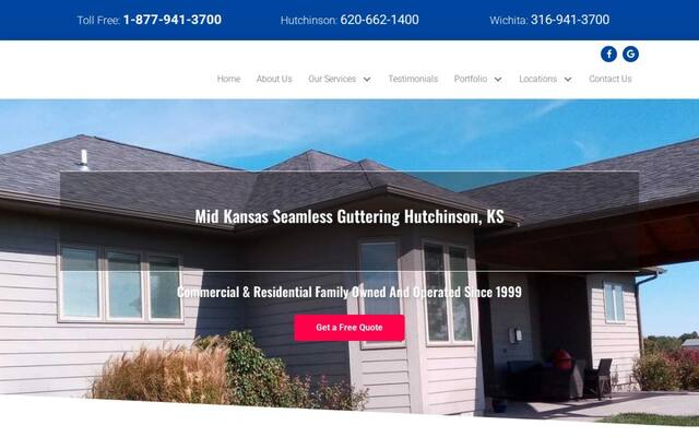 Mid Kansas Seamless Guttering