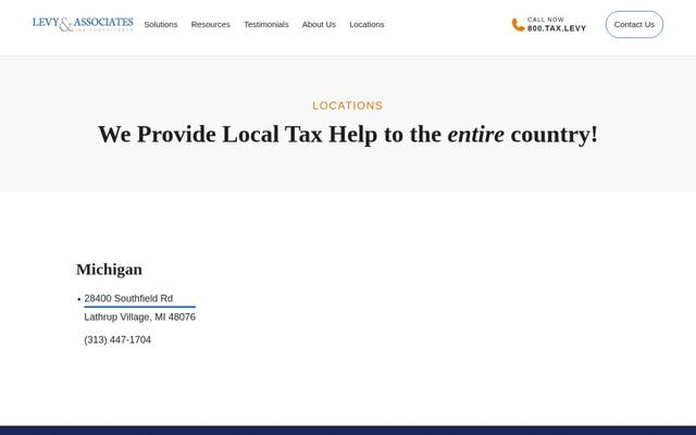The Levy Group IRS Tax Help