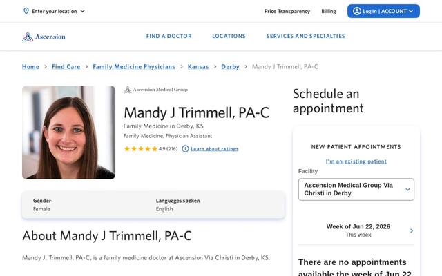 Mandy J. Trimmell, PA-C