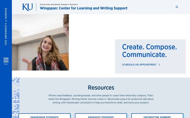 KU Wingspan: Center for Learning and Writing Support | Learning and Writing Center