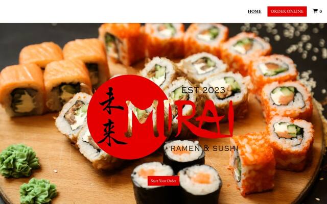 Mirai Ramen and Sushi