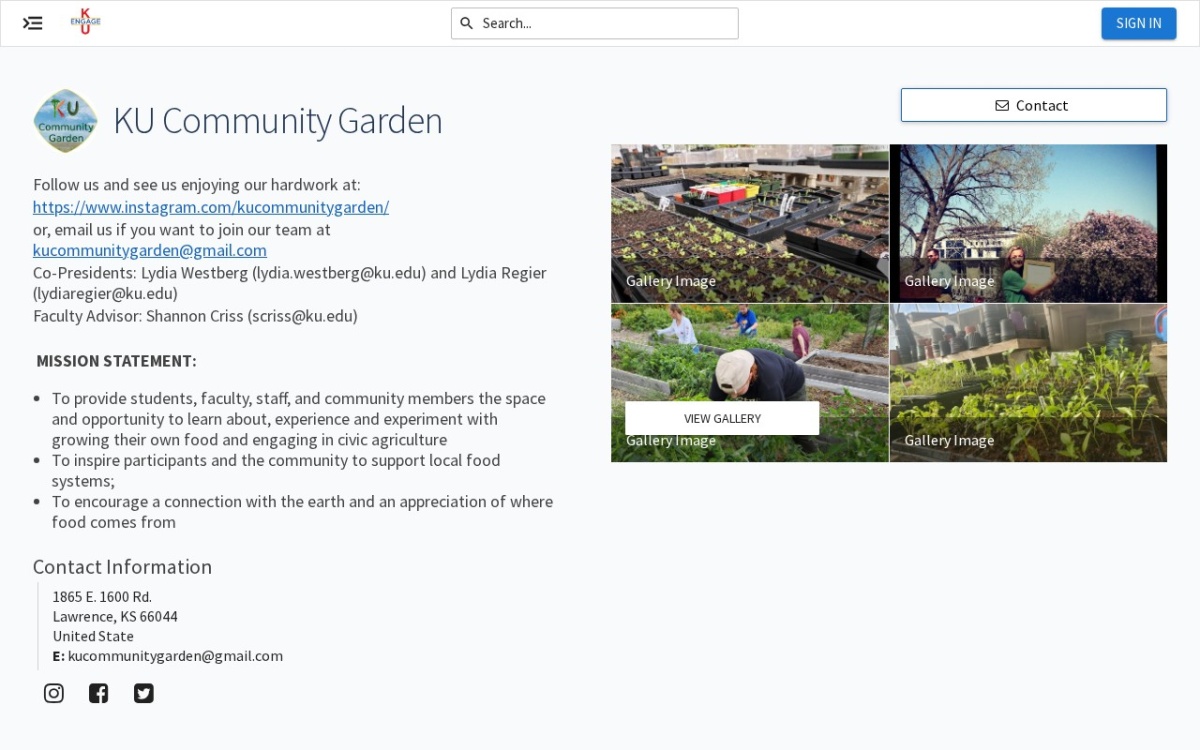 University of Kansas Community Garden