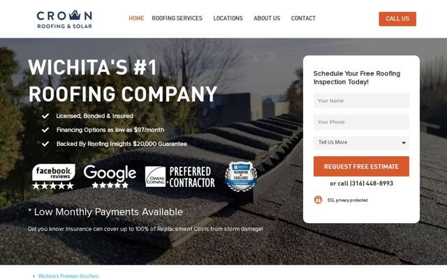 Crown Roofing & Solar Company of Wichita LLC
