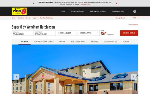 Super 8 by Wyndham Hutchinson