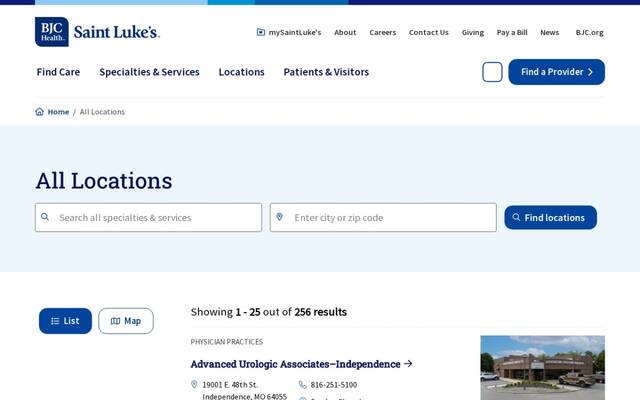 Saint Luke's Kidney & Liver Transplant Program