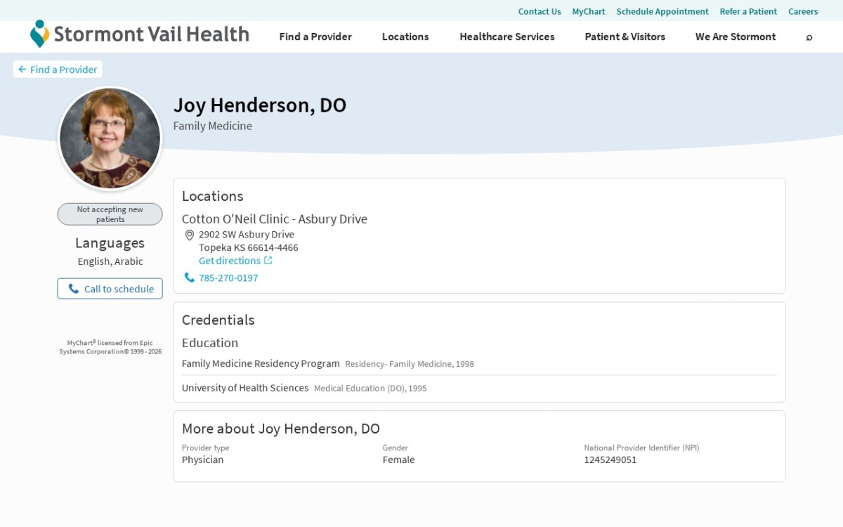 Joy Henderson, DO