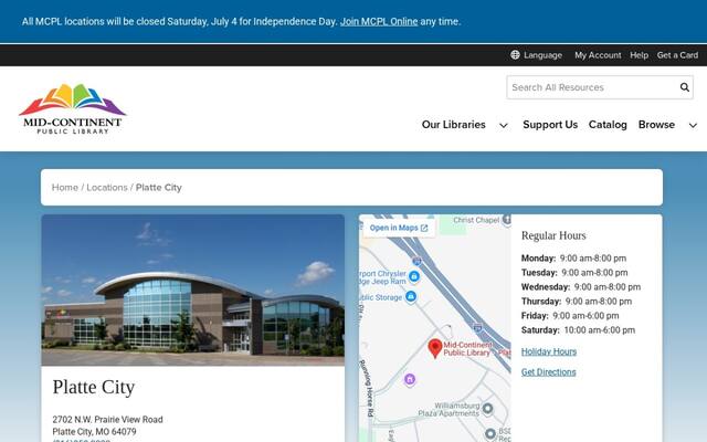 Mid-Continent Public Library - Platte City Branch