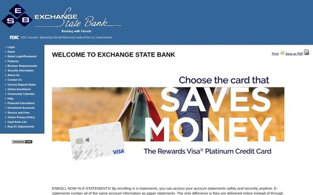 Exchange State Bank
