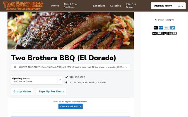Two Brothers BBQ El Dorado