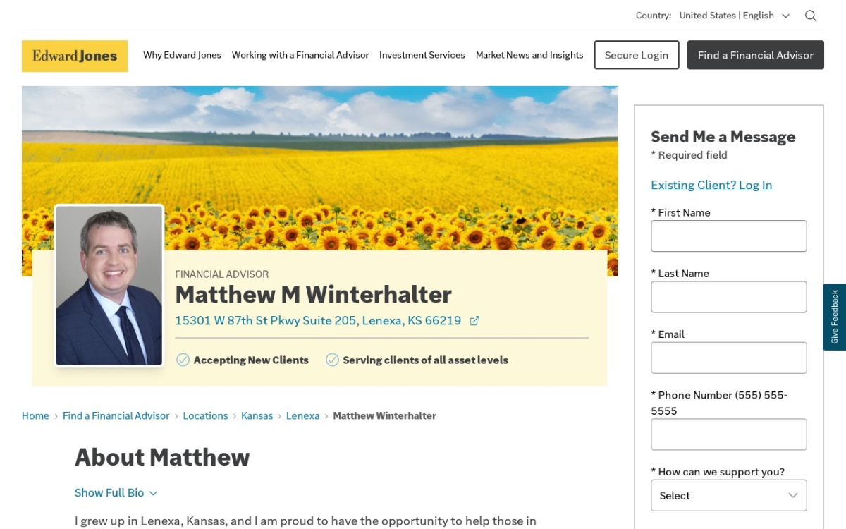 Matthew M Winterhalter
