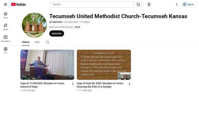 Tecumseh United Methodist Church