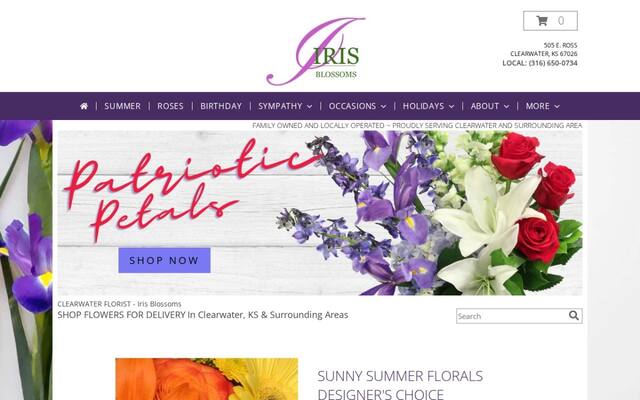 Iris Blossoms Flower Shop